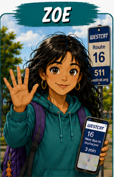 Zoe from the Travel Training program