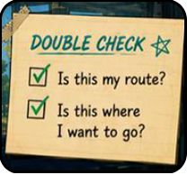 Double check destination