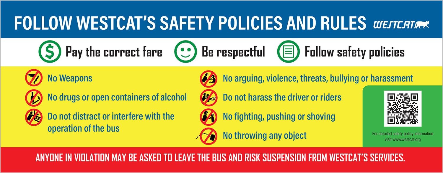 Image showing a banner of the safety policy